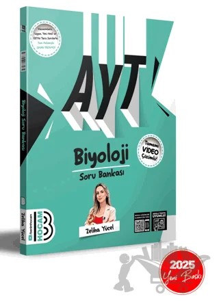 2025 AYT Biyoloji Tamamı Video Çözümlü Soru Bankası – Kolektif – Benim Hocam Yayınları kitap kapağı