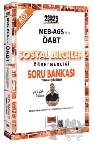2025 MEB-AGS ÖABT Sosyal Bilgiler Öğretmenliği Soru Bankası – Mustafa Özdemir – Yargı Yayınevi kitap kapağı