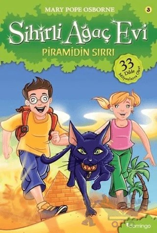 Sihirli Ağaç Evi 3 - Piramidin Sırrı – Mary Pope Osborne – Domingo Yayınevi kitap kapağı
