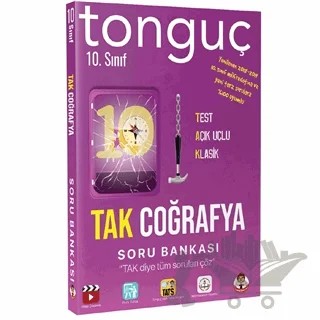 10. Sınıf TAK Coğrafya Soru Bankası – Kolektif – Tonguç Akademi kitap kapağı