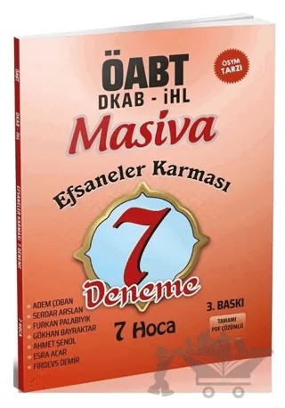 Masiva ÖABT Din Kültürü Efsaneler Karması 7 Hoca 7 Deneme - Ahmet Şenol, Serdar Arslan Masiva Yayınları – Kolektif – Masiva Yayınları kitap kapağı
