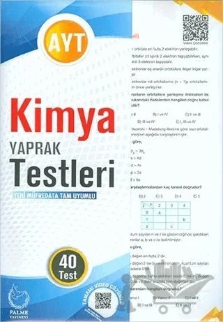 Palme Yaprak Test YKS AYT Kimya – Kolektif – Palme Yayınları kitap kapağı