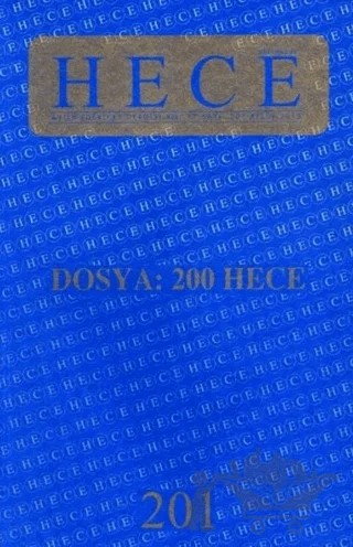 Hece Dergisi Sayı: 201 – Kolektif – Hece Dergisi kitap kapağı