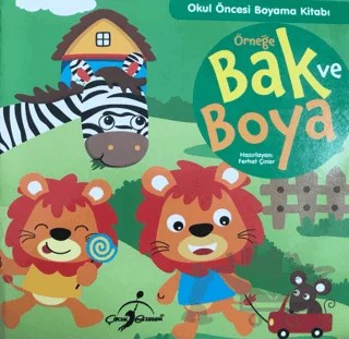 Örneğe Bak ve Boya 4 – Ferhat Çınar – Çocuk Gezegeni kitap kapağı