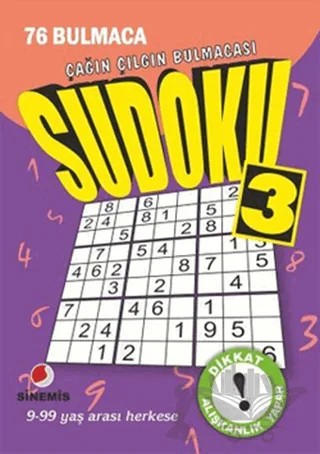 Sudoku 3 – Kolektif – Sinemis Yayınları kitap kapağı