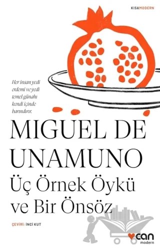 Üç Örnek Öykü Ve Bir Önsöz – Miguel de Unamuno – Can Yayınları kitap kapağı