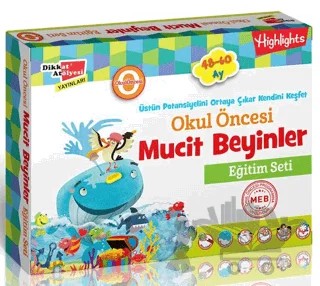 Mucit Beyinler Eğitim Seti 48-60 Ay – Kolektif – Dikkat Atölyesi Yayınları kitap kapağı