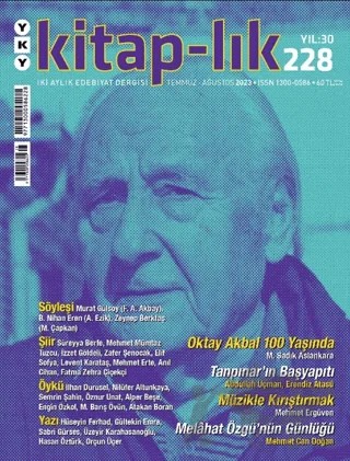 Kitap-lık 228 / Temmuz – Ağustos 2023 – Yapı Kredi Yayınları kitap kapağı
