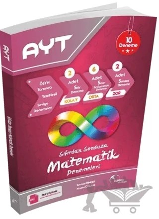 AYT Sıfırdan Sonsuza Matematik 10'lu Deneme Sınavı – Kazım Özcan, Sercan Dinçer – Doktrin Yayınları kitap kapağı