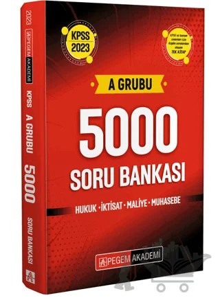 KPSS A Grubu 5000 Soru Bankası – Kolektif – Pegem Akademi Yayıncılık kitap kapağı