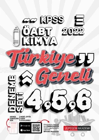 2022 KPSS ÖABT Kimya 4-5-6 (3'lü Deneme) – Kolektif – Pegem Akademi Yayıncılık kitap kapağı