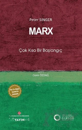 Marx: Çok Kısa Bir Başlangıç – Peter Singer – İstanbul Kültür Üniversitesi - İKÜ Yayınevi kitap kapağı