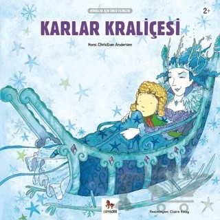 Karlar Kraliçesi - Minikler İçin Ünlü Eserler – Hans Chrıstıan Andersen – Almidilli kitap kapağı