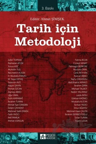 Tarih İçin Metodoloji – Kolektif – Pegem Akademi Yayıncılık kitap kapağı
