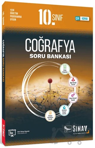 10. Sınıf Coğrafya Soru Bankası – Kolektif – Sınav Yayınları kitap kapağı