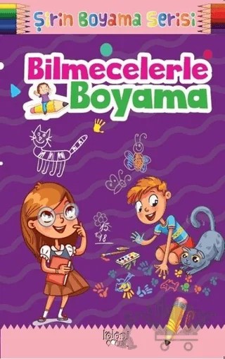 Şirin Boyama Serisi - Bilmecelerle Boyama – Kolektif – Koloni Çocuk kitap kapağı