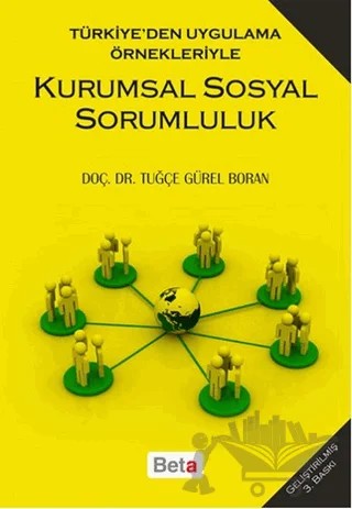 Kurumsal Sosyal Sorumluluk – Tuğçe Gürel Boran – Beta Yayınevi kitap kapağı