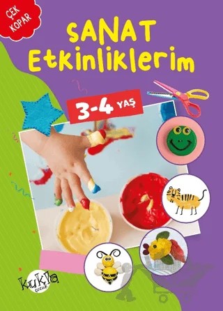 Sanat Etkinliklerim 3-4 Yaş – Buçe Dayı – Kukla Yayınları kitap kapağı