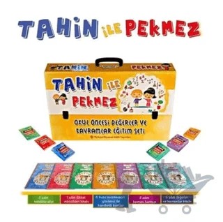 Okul Öncesi Değerler ve Kavramlar Eğitim Seti - Tahin ile Pekmez (7 Kitap Takım Kutulu) – Menşure Şuşuoğlu – Türkiye Diyanet Vakfı Yayınları kitap kapağı