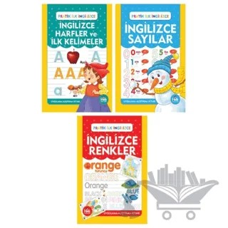 İngilizce Harfler Sayılar ve Renkler Seti (3 Kitap Takım) – Kolektif – Halk Kitabevi kitap kapağı