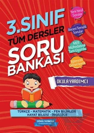 3. Sınıf Tüm Dersler Soru Bankası – Kolektif – Gönül Yayıncılık kitap kapağı