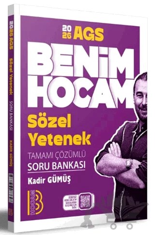 2027 AGS Sözel Yetenek Tamamı Çözümlü Soru Bankası – Kadir Gümüş – Benim Hocam Yayınları kitap kapağı