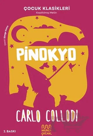 Pinokyo – Carlo Collodio – Mundi kitap kapağı