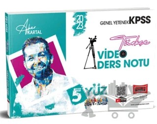 Yargı Yayınları 2023 KPSS 5Yüz Türkçe Video Ders Notları – Aker Kartal – Yargı Yayınevi kitap kapağı