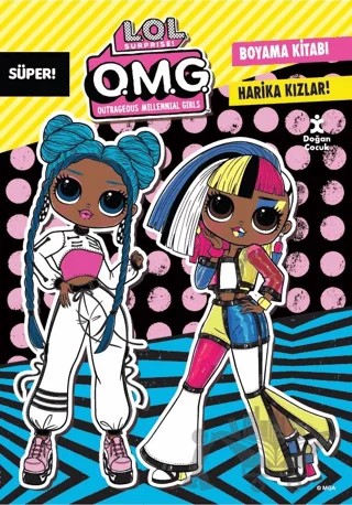 Lol O.M.G Boyama Kitabı Harika Kızlar! – Kolektif – Doğan Çocuk kitap kapağı