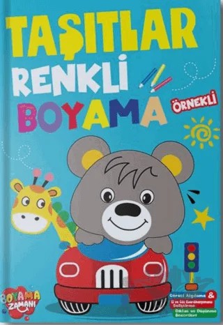 Renkli Boyama - Taşıtlar – Kolektif – Boyama Zamanı kitap kapağı