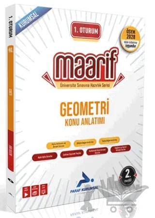 1. Oturum Maarif Geometri Konu Anlatımı 2. Kitap – Kolektif – Paraf Yayınları kitap kapağı