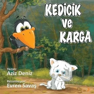 Kedicik ve Karga – Aziz Deniz – Cinius Yayınları kitap kapağı