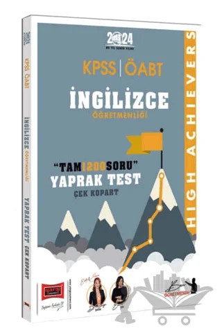 2024 ÖABT İngilizce Çek Kopart Yaprak Test – Sevgi Şahin – Yargı Yayınevi kitap kapağı