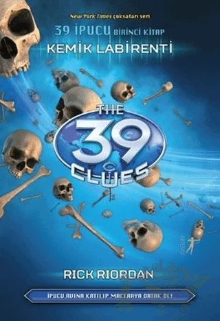 39. İpucu: Kemik Labirent – Rick Riordan – Artemis Yayınları kitap kapağı