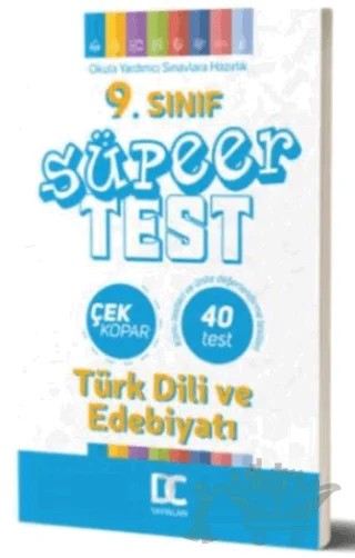 9. Sınıf Türk Dili ve Edebiyatı Süper Test Çek Kopar – Kolektif – ​Doğru Cevap Yayınları kitap kapağı