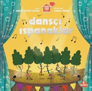 Dansçı Ispanaklar – Hande Ertem Ergün – HCE Kitap kitap kapağı