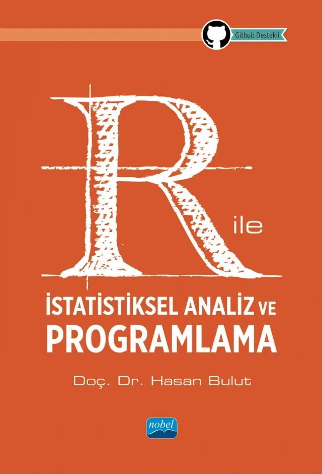 R ile İstatistiksel Analiz ve Programlama – Hasan Bulut – Nobel Akademik Yayıncılık kitap kapağı