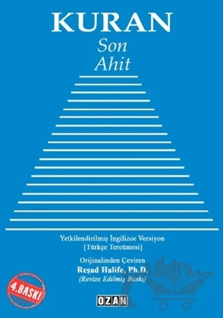 Kuran Son Ahit – Reşad Halife – Ozan Yayıncılık kitap kapağı
