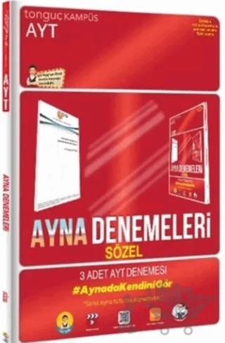 AYT Ayna Denemeleri - Sözel – Kolektif – Tonguç Akademi kitap kapağı