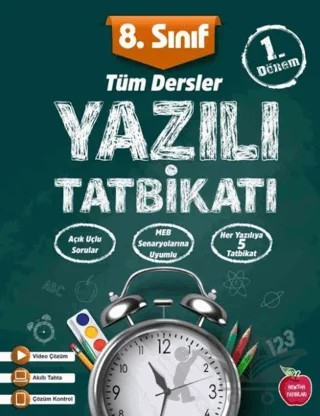 8. Sınıf Yazılı Tatbikatı 1. Dönem Tüm Dersler – Kolektif – Newton Yayınları kitap kapağı