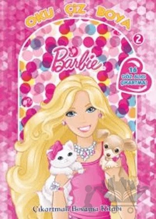 Barbie Oku Çiz Boya 2 - Çıkartmalı Boyama – Kolektif – Doğan Egmont Yayıncılık kitap kapağı
