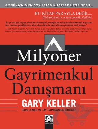 Milyoner Gayrimenkul Danışmanı – Dave Jenks, Gary Keller, Jay Papasan – Altın Kitaplar kitap kapağı