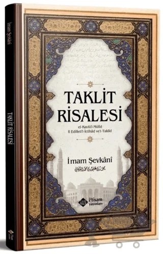Taklit Risalesi – İmam Şevkani – İtisam Yayınları kitap kapağı