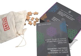 Mimar Sinan'ın İzinde Geometrik Desenler Atölyesi / Geometric Patterns Workshop in the Footsteps of Sinan – Serap Ekizler Sönmez – Ketebe Yayınları kitap kapağı