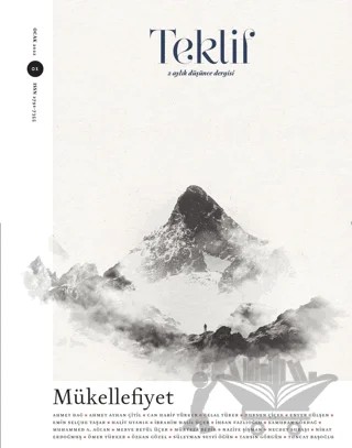 Teklif 2 Aylık Düşünce Dergisi Sayı: 1 Ocak 2022 – Ketebe Yayınları kitap kapağı
