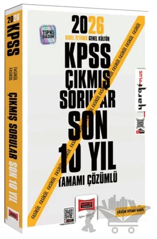 2026 KPSS GK-GY Tüm Dersler Tamamı Çözümlü Son 10 Yıl Çıkmış Sorular – Kolektif – Yargı Yayınevi kitap kapağı