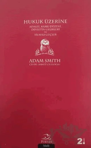 Hukuk Üzerine – Adam Smith – Pinhan Yayıncılık kitap kapağı