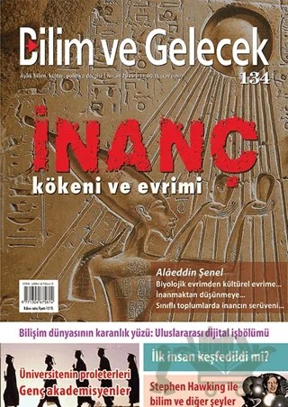 Bilim ve Gelecek Dergisi Sayı: 134 – Bilim ve Gelecek Dergisi Yayınları kitap kapağı