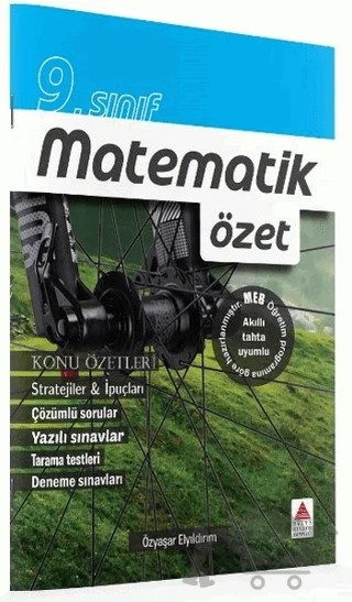 9. Sınıf Matematik Özet – Özyaşar Elyıldırım – Delta Kültür Yayınevi kitap kapağı
