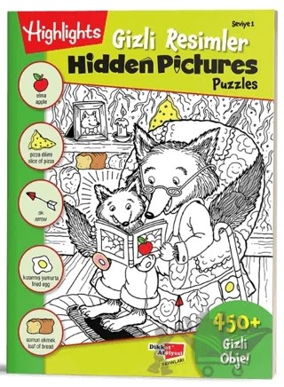 Hidden Pictures Gizli Resimler Seviye 1 – Kolektif – Dikkat Atölyesi Yayınları kitap kapağı
